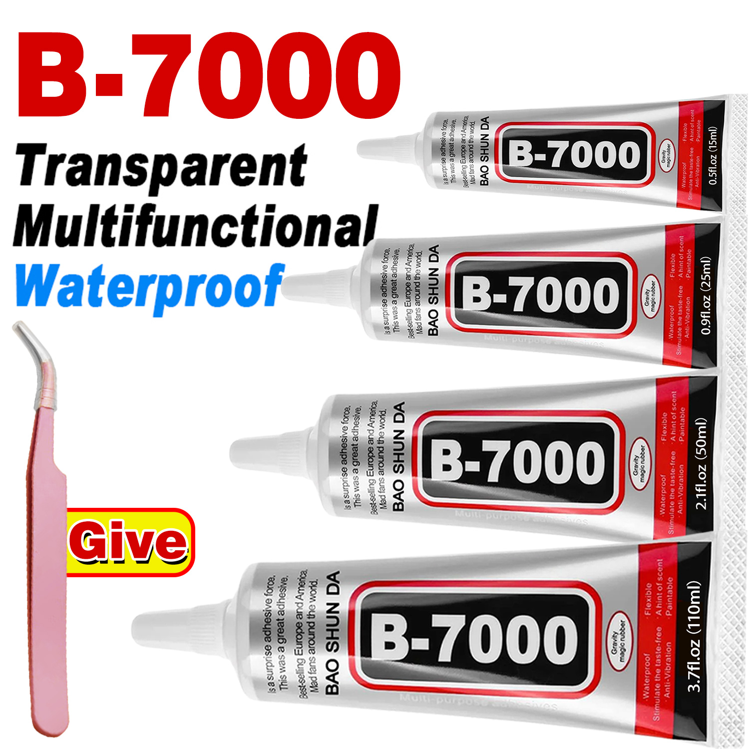 Contact Cement Glue - Colla B7000 originale B7000 Adesivo impermeabile